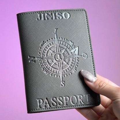 JINISO Passport Cover Y2K Chrome