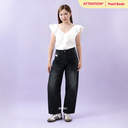 JINISO - Highwaist Barrel Jeans 881 ATTENTION
