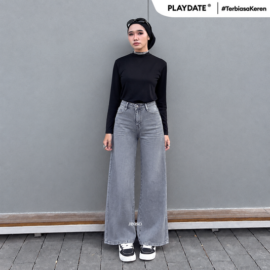 JINISO - Highwaist Baggy Loose Jeans 658 PLAYDATE