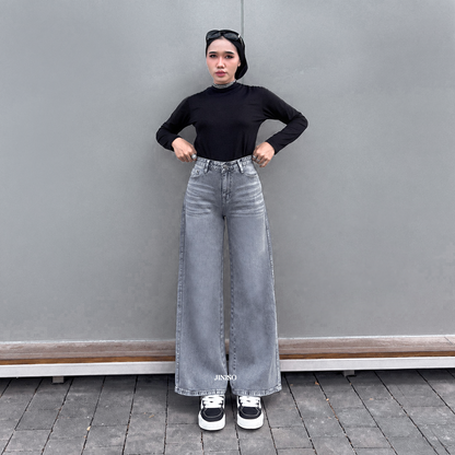 JINISO - Highwaist Baggy Loose Jeans 658 PLAYDATE