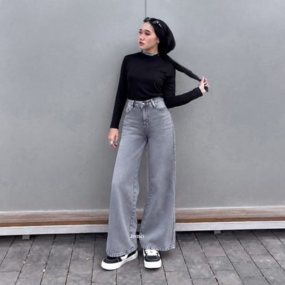 JINISO - Highwaist Baggy Loose Jeans 658 PLAYDATE