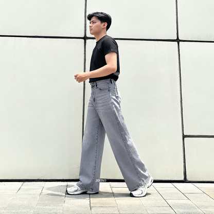 JINISO Baggy Loose Jeans Pria 658