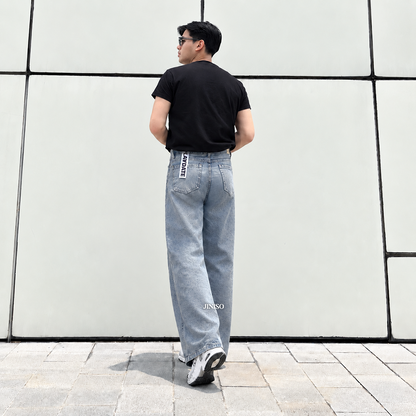 JINISO Baggy Loose Jeans Pria 659