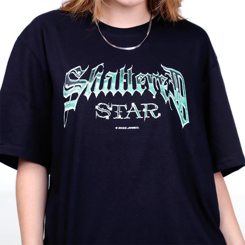 JINISO Kaos Oversize T-Shirt Shattered Star