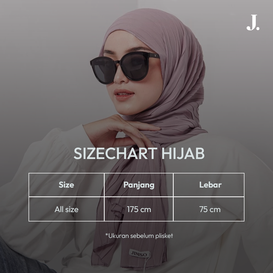 JINISO - AURA Active Plisket Pashmina Hijab
