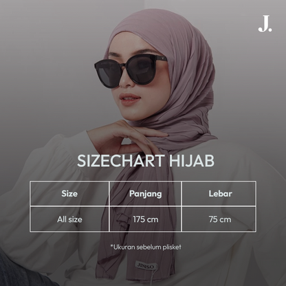 JINISO - AURA Active Plisket Pashmina Hijab