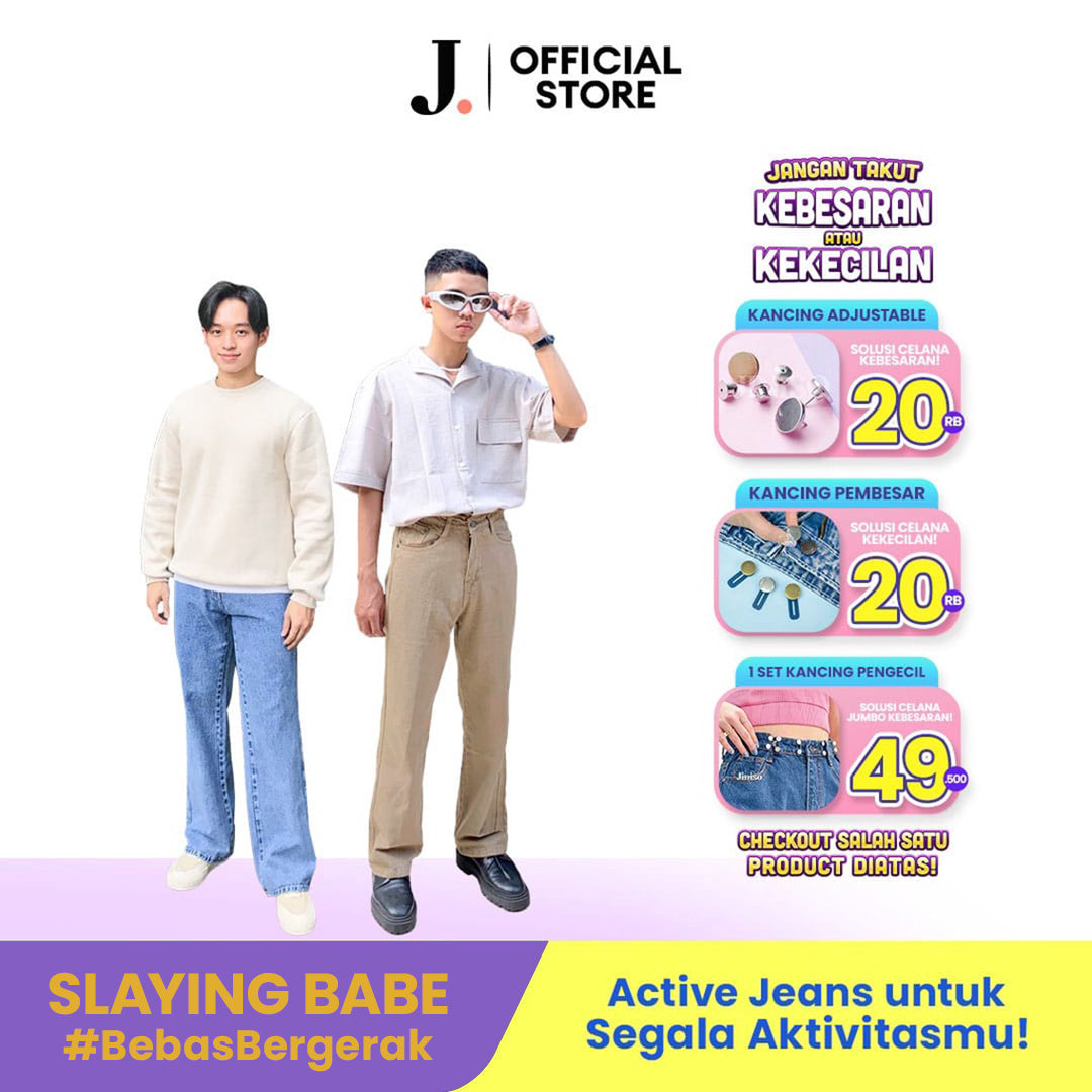 JINISO - Boyfriend Denim Jeans Pria 700