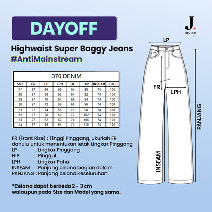 JINISO Bootcut Denim Jeans Pria 370