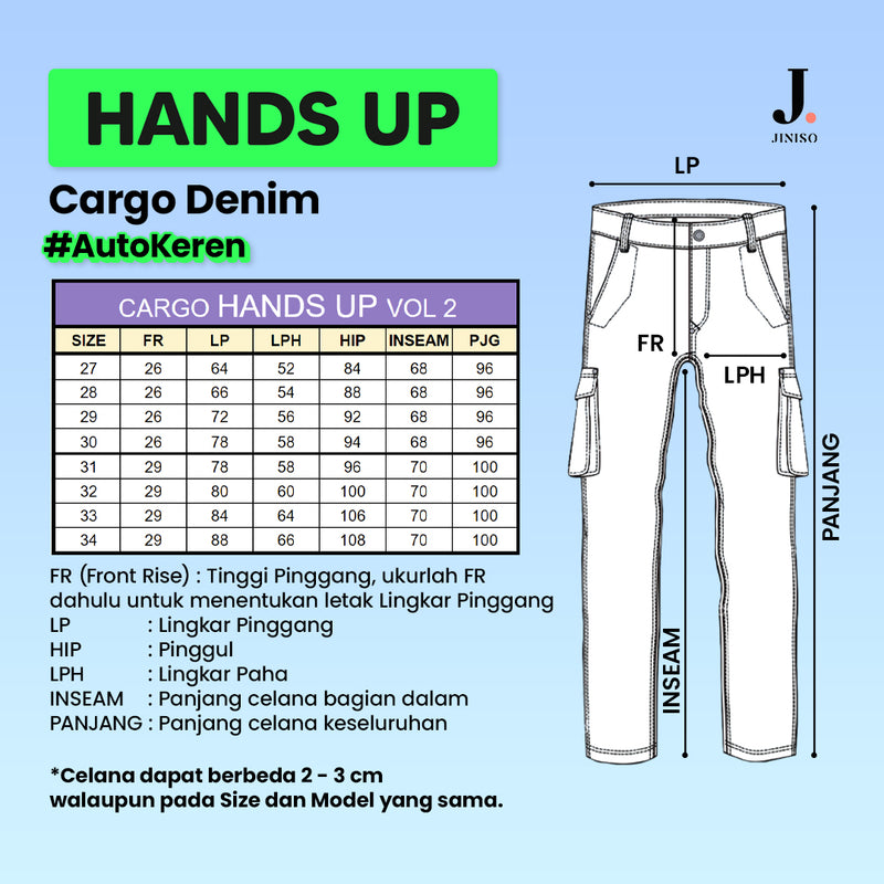 JINISO - Highwaist Cargo Hands Up Jeans Vol. 2