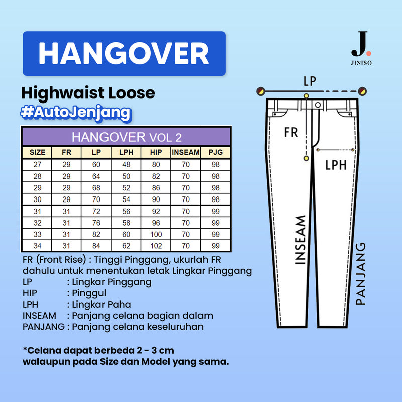 JINISO - Highwaist Loose Hangover Jeans Vol. 2