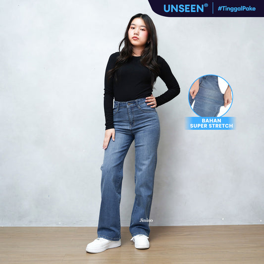 JINISO - Highwaist Straight Jeans Loose Stretch 831 UNSEEN