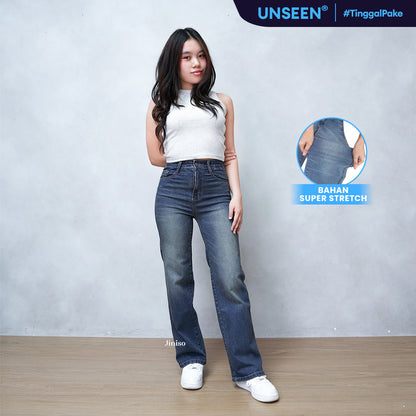JINISO - Highwaist Straight Jeans Loose Stretch 834 UNSEEN