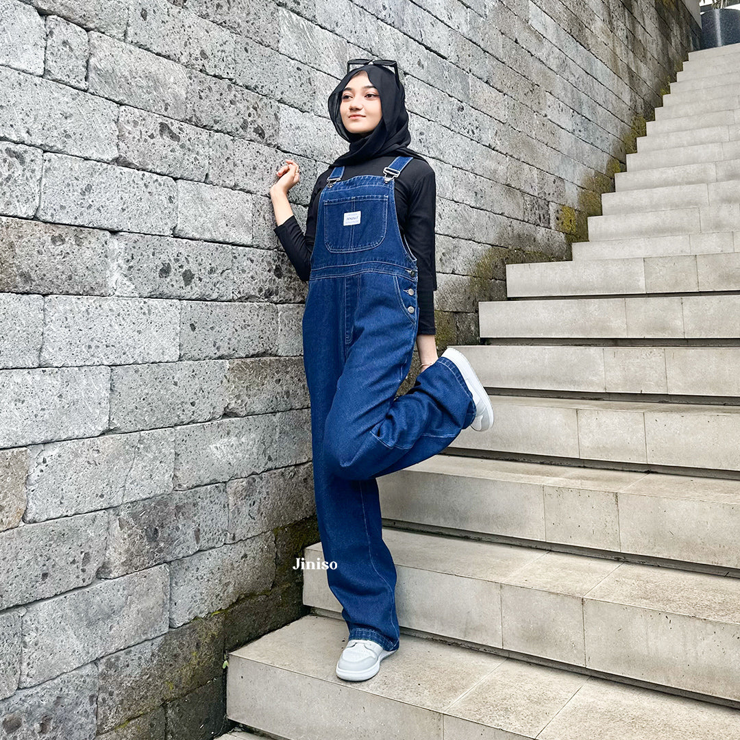 JINISO - Jumpsuit 600 Overall Celana Jeans Panjang