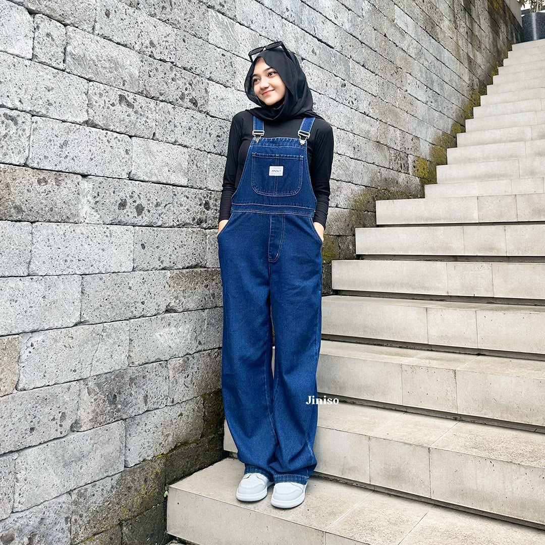 JINISO - Jumpsuit 600 Overall Celana Jeans Panjang