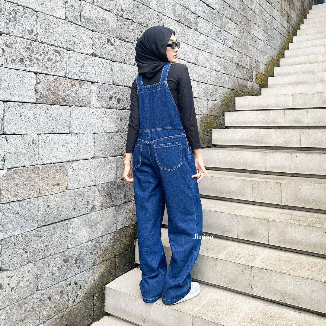 JINISO - Jumpsuit 600 Overall Celana Jeans Panjang