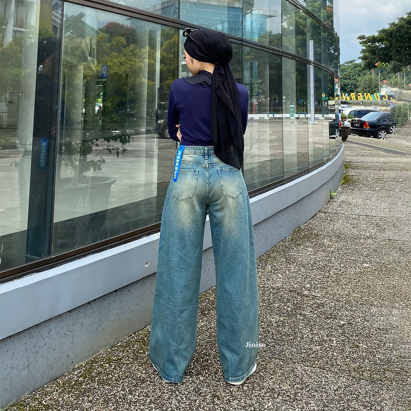 JINISO - Highwaist Oversize Baggy Loose Jeans 685 WEEKEND