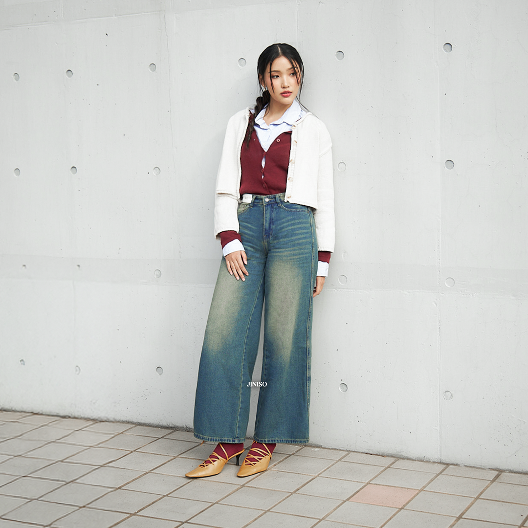 JINISO - Highwaist Oversize Baggy Loose Jeans 685 WEEKEND