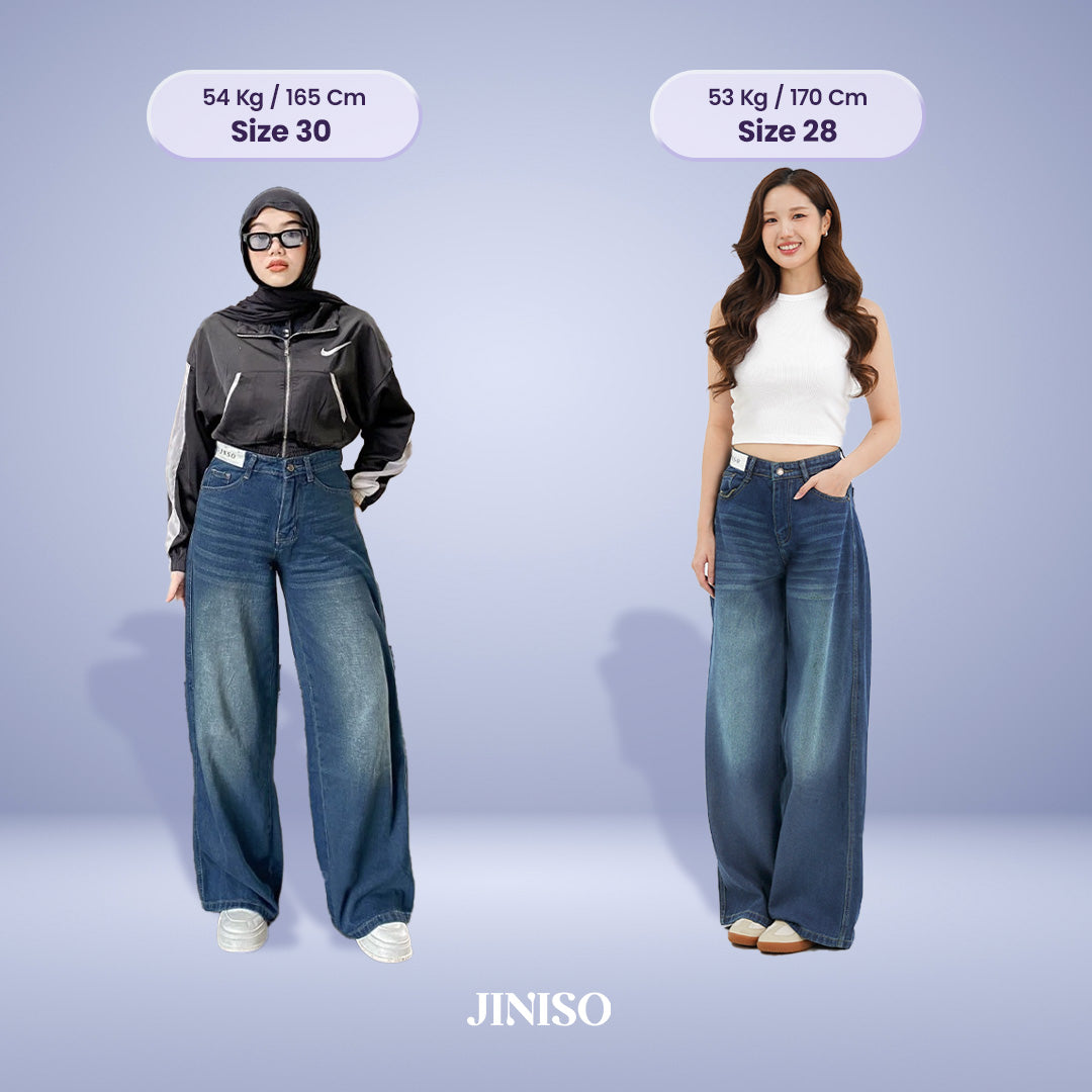 JINISO - Highwaist Oversize Baggy Loose Jeans 687 WEEKEND