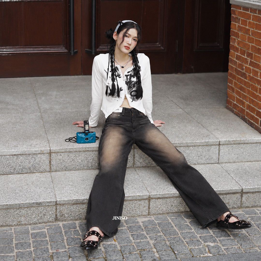 JINISO - Highwaist Oversize Baggy Loose Jeans 776 WEEKEND