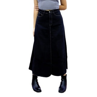 JINISO - Highwaist Rok Basic Jeans Panjang 976 SEVENTY