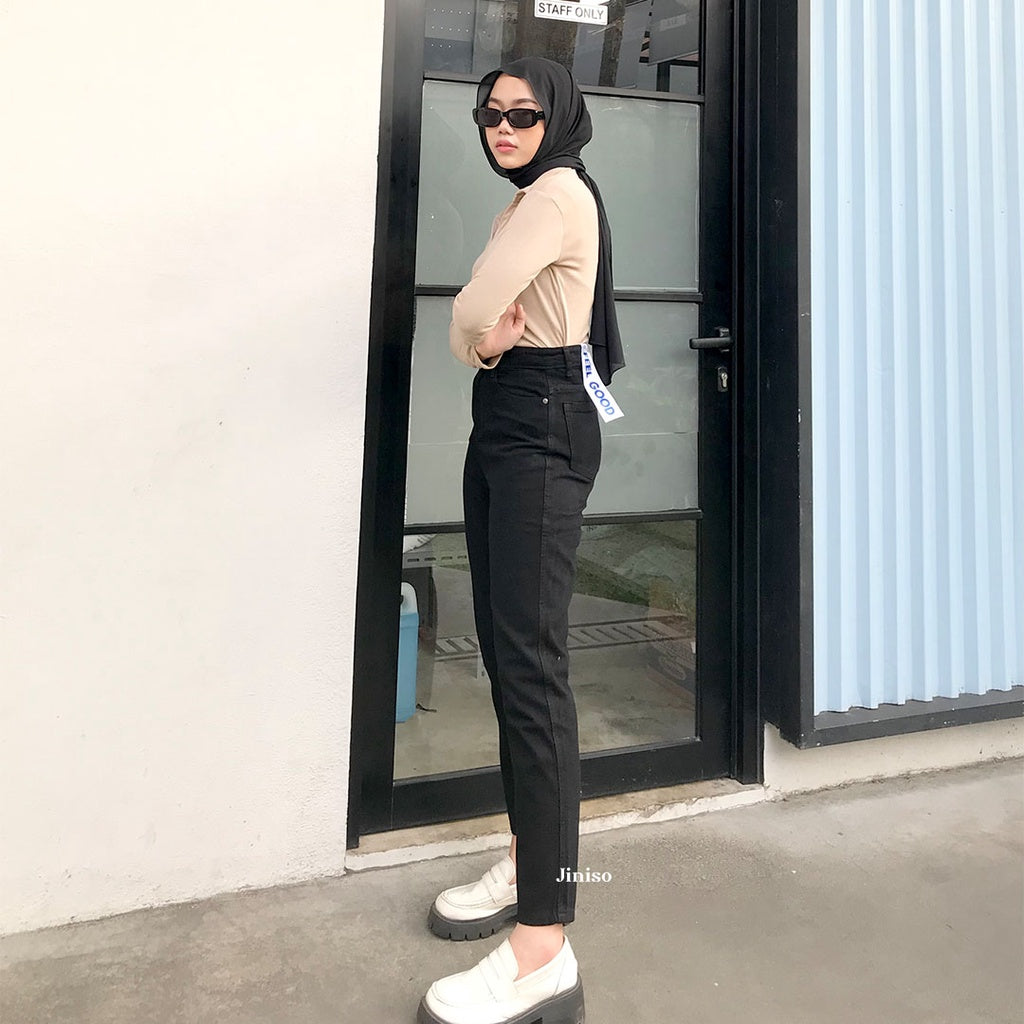 JINISO - Highwaist Boyfriend Jeans 023 FEEL GOOD