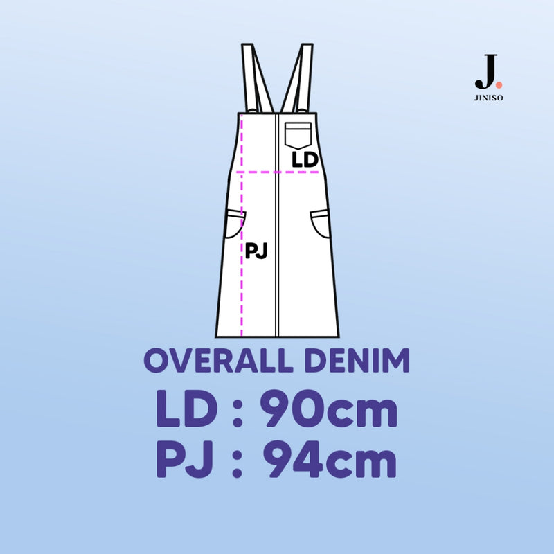 JINISO - Jumpsuit 002 Overall Jeans Rok Panjang