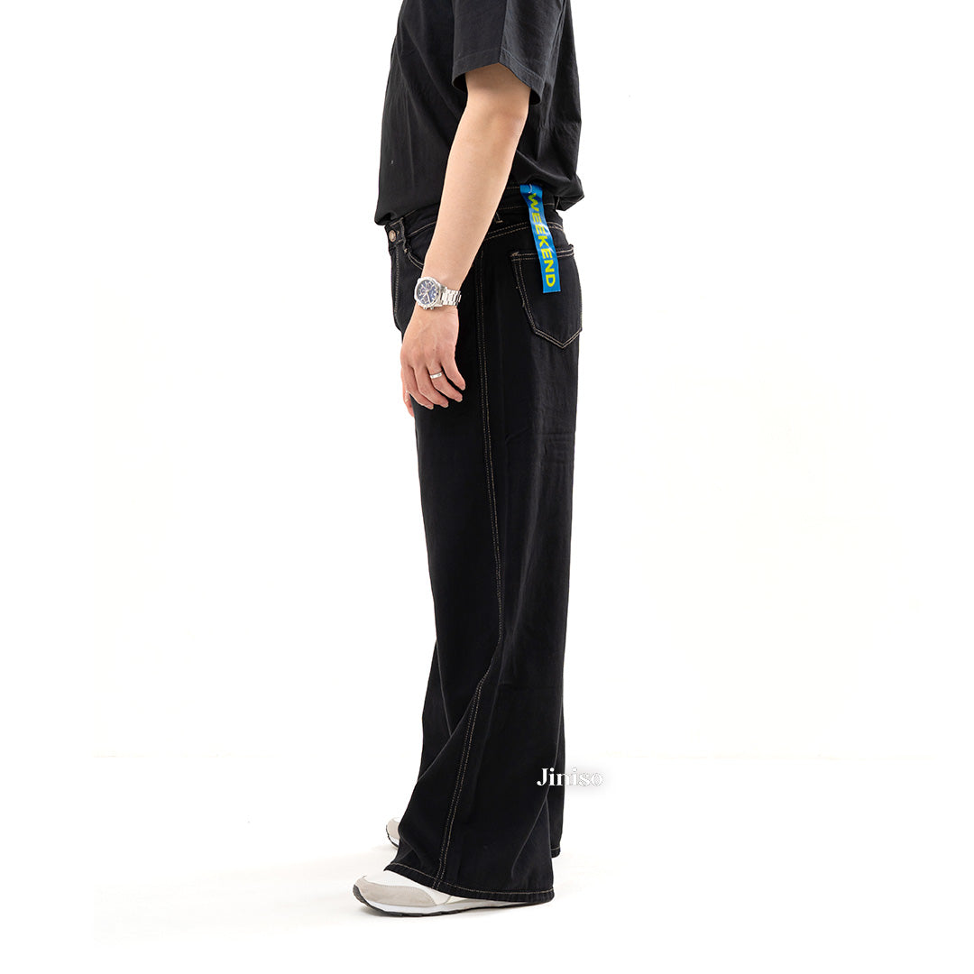 JINISO Oversize Baggy Loose Jeans Pria 677