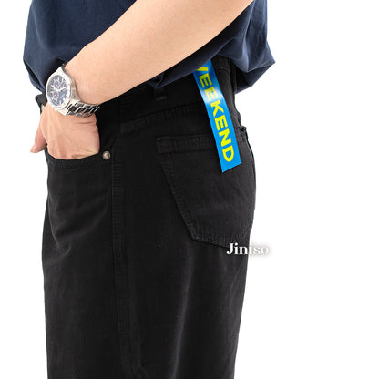 JINISO Oversize Baggy Loose Jeans Pria 676