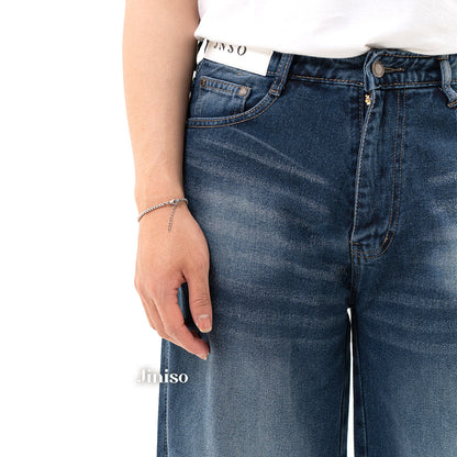 JINISO Oversize Baggy Loose Jeans Pria 689