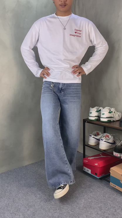 JINISO Baggy Loose Jeans Pria 657