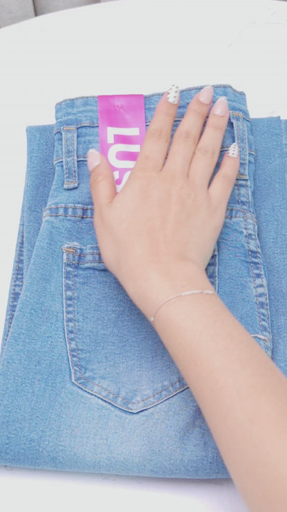 JINISO - Petite Straight Highwaist Jeans Stretch 141 LUSH