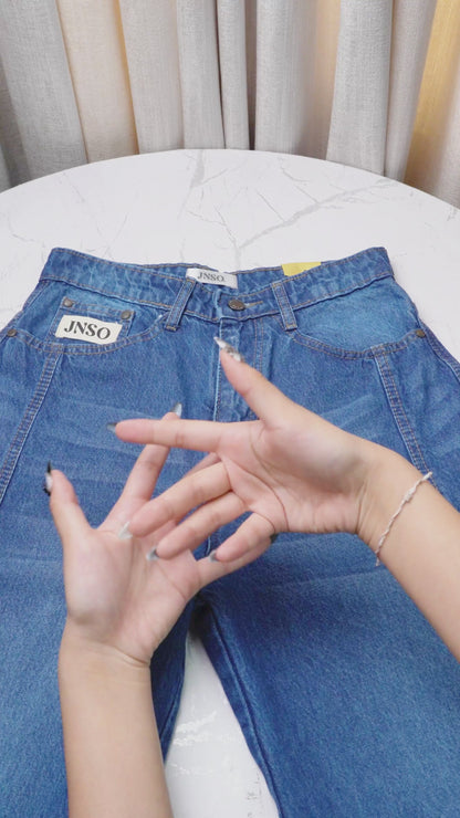 JINISO EVERYDAY - Highwaist Barrel Jeans 880 ATTENTION