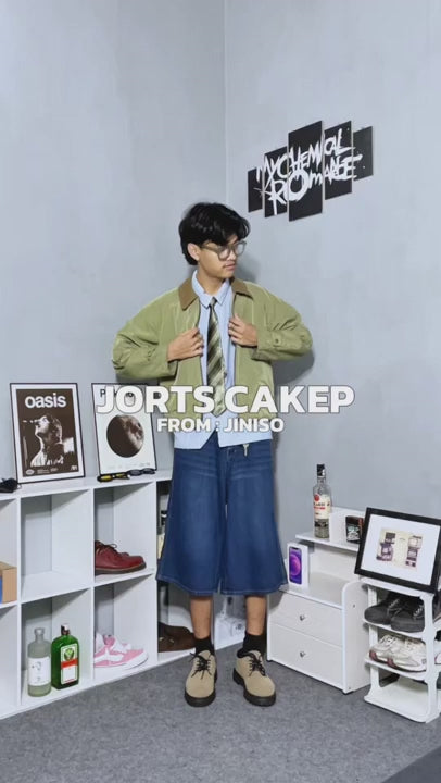 JINISO Jorts Baggy Short Jeans Pria 301