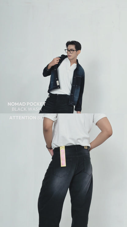 JINISO EVERYDAY - Barrel Jeans Pria 881