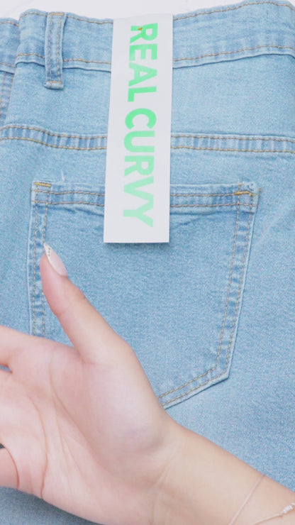 JINISO - Cutbray Big Size Jeans 1401 REAL CURVY