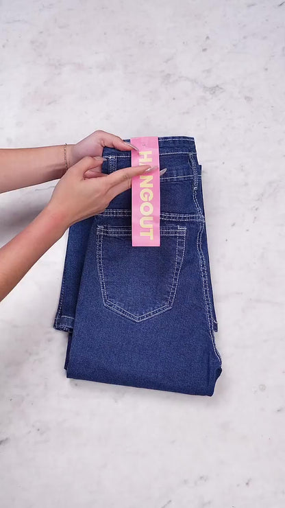 JINISO - Ultra Highwaist Cutbray Stretch Jeans 611 HANGOUT