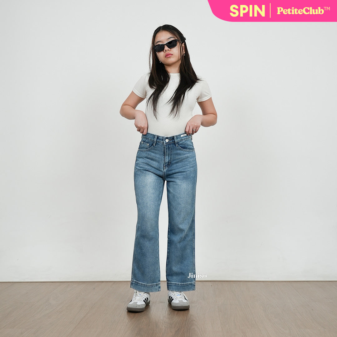 JINISO - Petite Straight Highwaist Jeans 102 SPIN