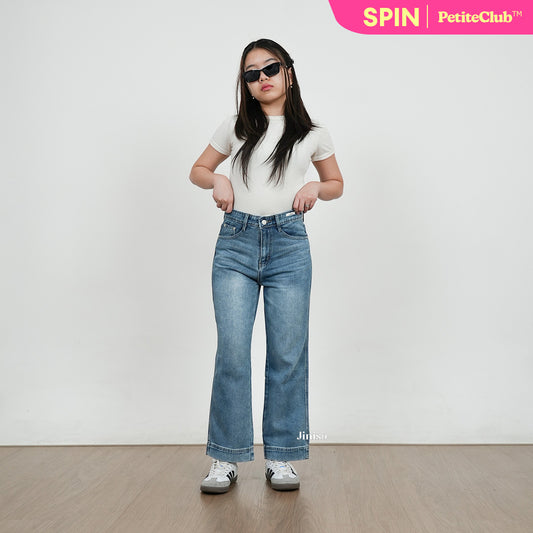 JINISO - Petite Straight Highwaist Jeans 102 SPIN
