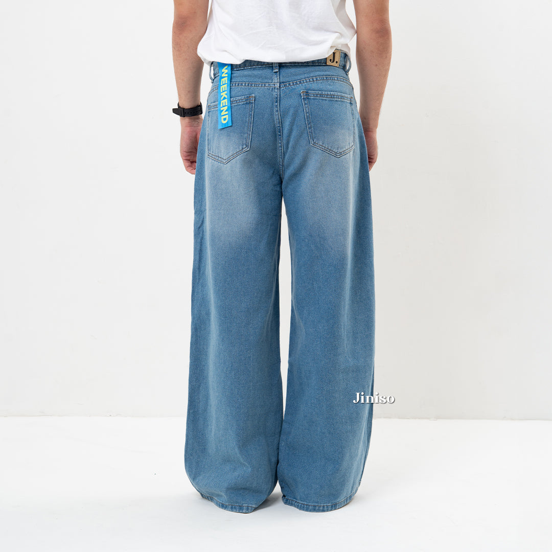 JINISO Oversize Baggy Loose Jeans Pria 772