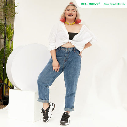 JINISO - Jumbo Boyfriend Jeans 1305 REAL CURVY