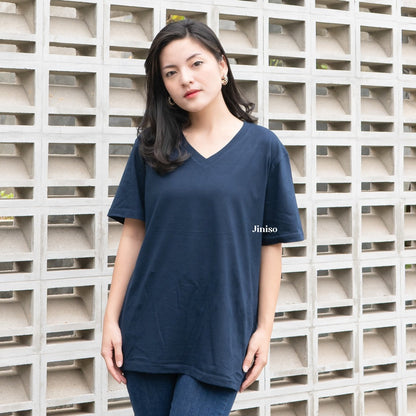 JINISO Kaos Vneck Everyday Basic T-Shirt