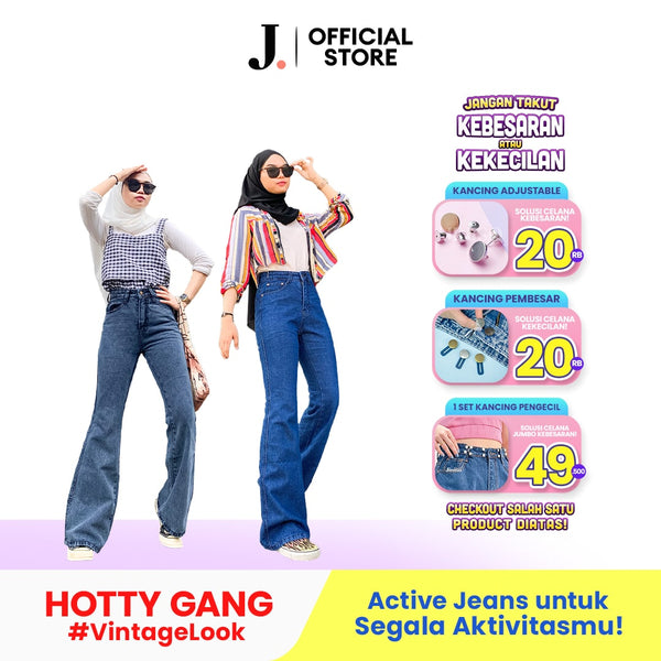 JINISO - HW Cutbray Jeans 326 HOTTY GANG