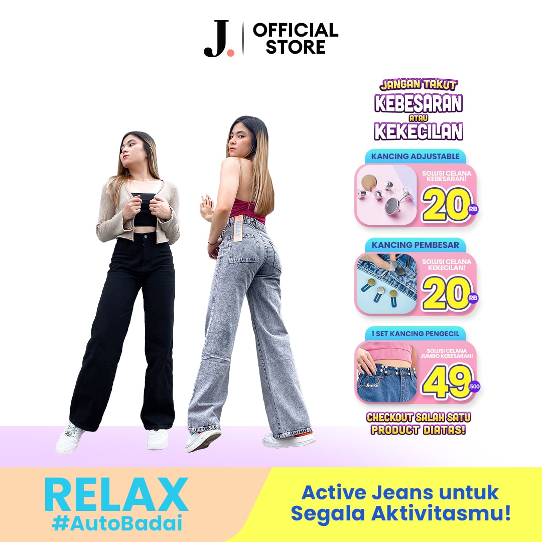 JINISO - Kulot Highwaist Jeans 776 RELAX