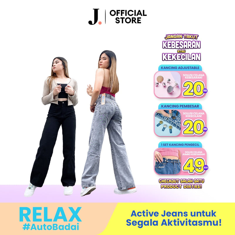 JINISO - Kulot Highwaist Jeans 777 RELAX