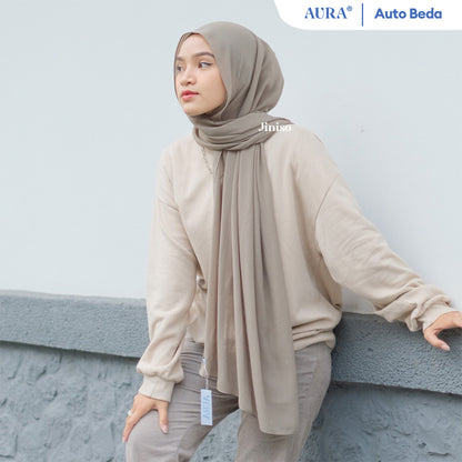 JINISO Earth Tone Pashmina Hijab Basic AURA