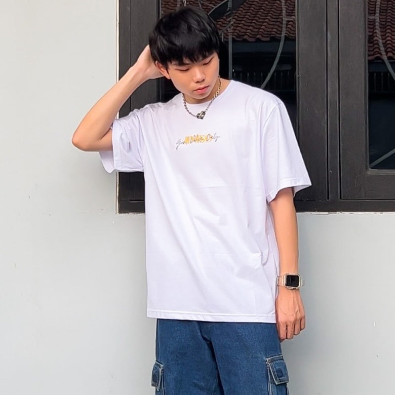 JINISO Kaos Pria Oversize T-Shirt Sunflower