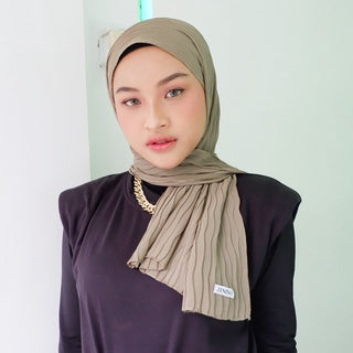 JINISO - Aura Sage Olive Active Hijab Pashmina Shawl