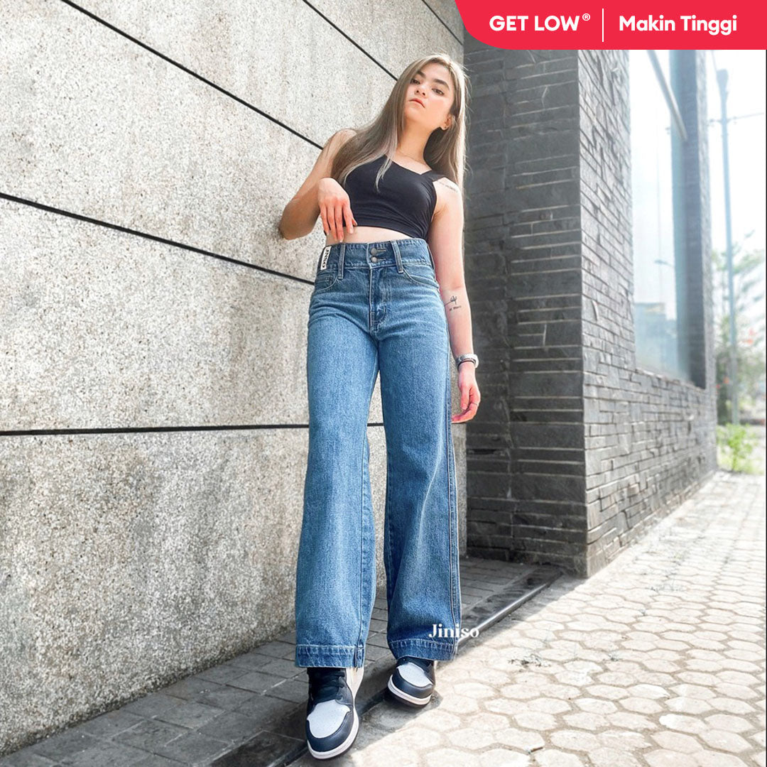 JINISO - Highwaist Baggy Jeans 500 GET LOW