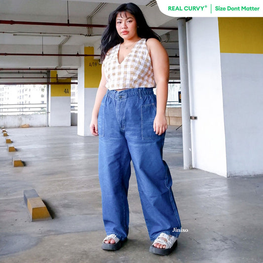 JINISO - Jumbo Baggy Mom Jeans 923 REAL CURVY