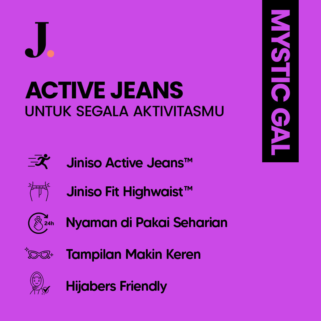 JINISO MYSTIC GAL 514 Highwaist Baggy Ripped Jeans